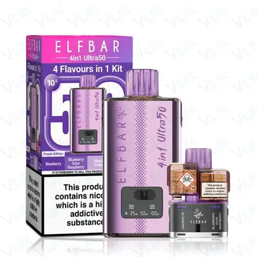Elf Bar 4-in-1 Ultra (50k) Prefilled Pod Kit