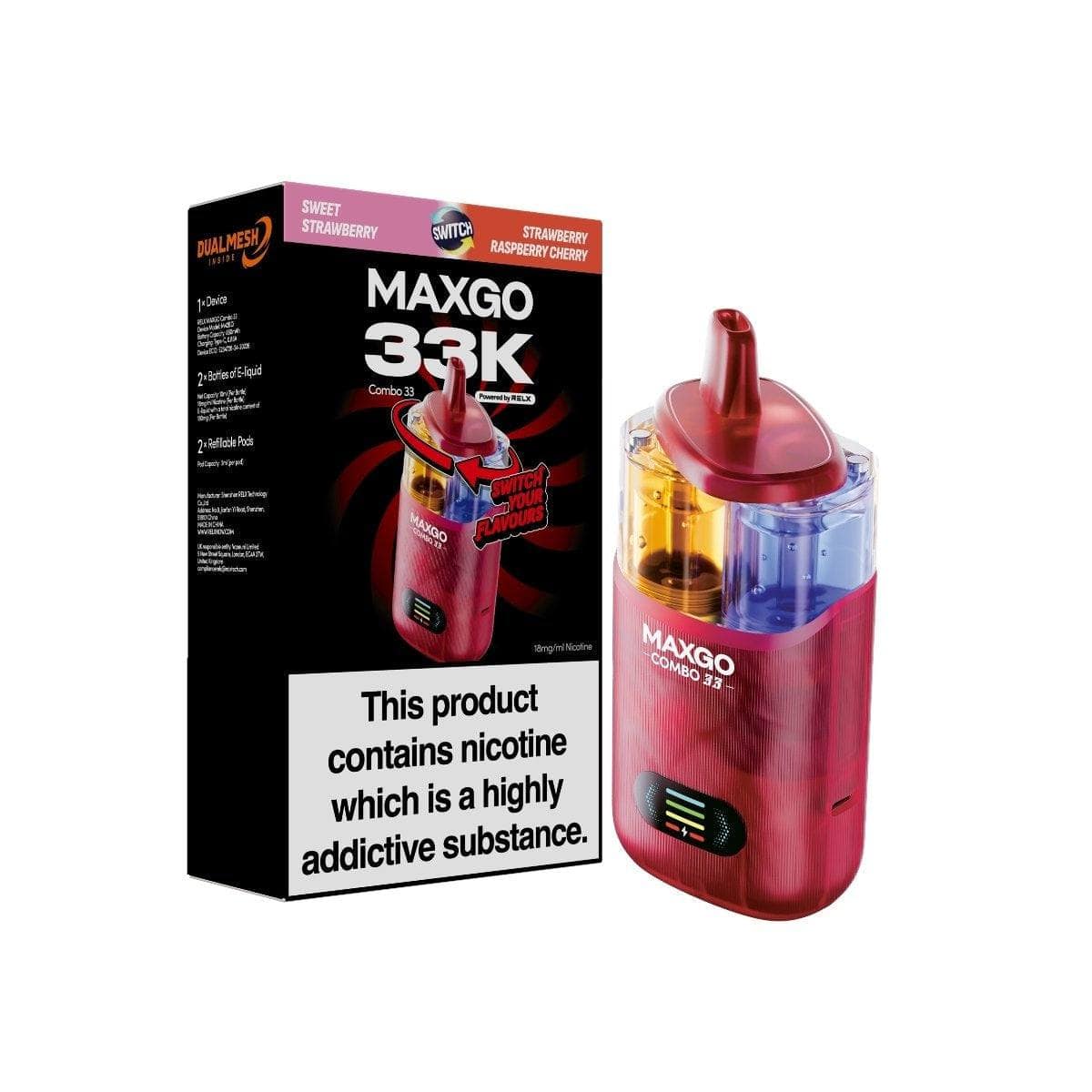 Relx Maxgo 33K Puff Vape Kit