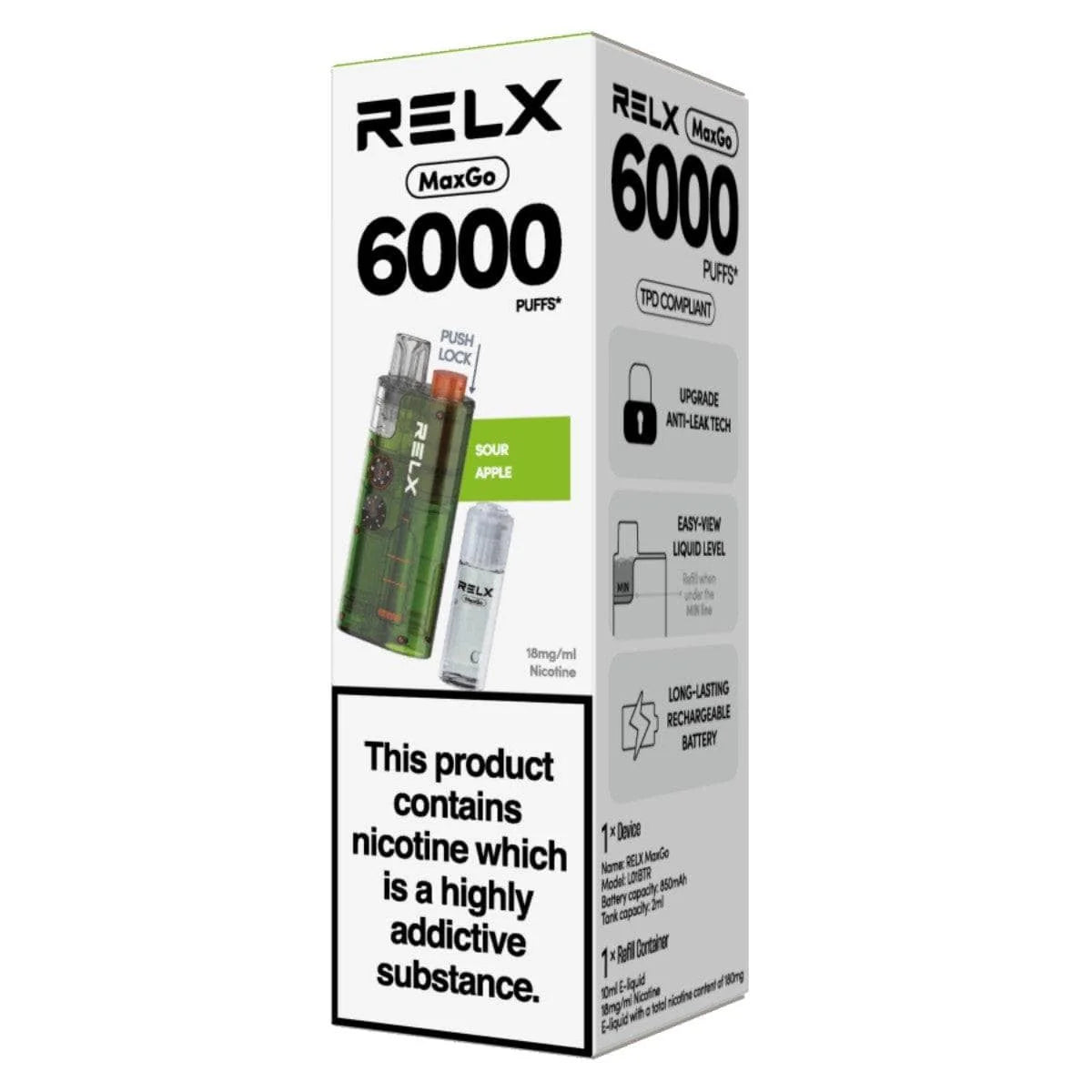 Relx MaxGo 6K Puff Vape Kit