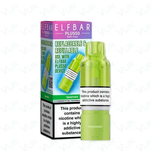 Elf Bar Plus 50 Prefilled Pod + Refill Container