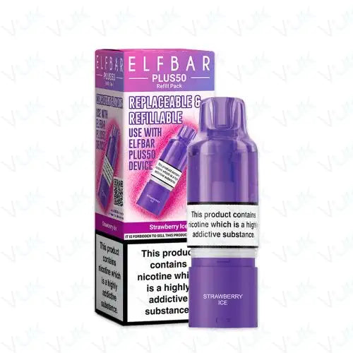 Elf Bar Plus 50 Prefilled Pod + Refill Container