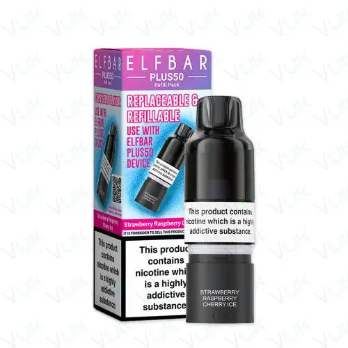Elf Bar Plus 50 Prefilled Pod + Refill Container