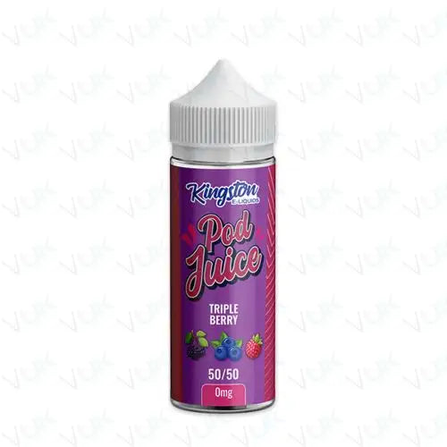 Kingston Pod Juice 50/50 Triple Berry 100ml Shortfill