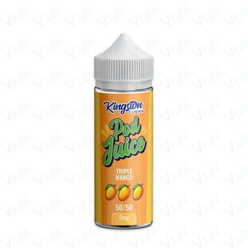 Kingston Pod Juice 50/50 Triple Mango 100ml Shortfill