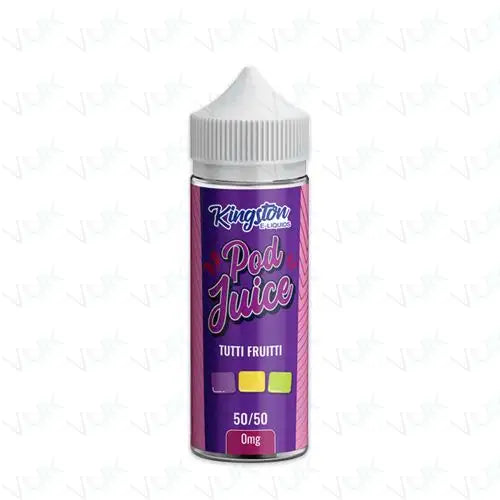 Kingston Pod Juice 50/50 Tutti Fruitti 100ml Shortfill