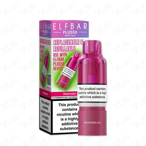 Elf Bar Plus 50 Prefilled Pod + Refill Container
