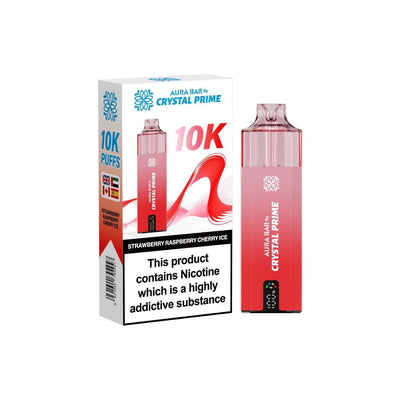 Crystal Prime Aura Bar Series 10k Puffs Prefilled Pod Kit