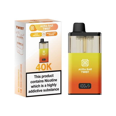 Crystal Prime Aura Bar Series 40k Puffs Prefilled Pod Kit