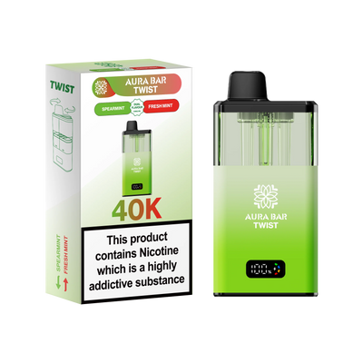 Crystal Prime Aura Bar Series 40k Puffs Prefilled Pod Kit