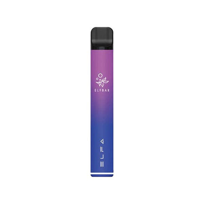 20mg ELF Bar ELFA Pod Kit in purple and blue gradient with integrated mesh coil and compact design