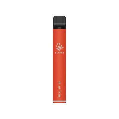 20mg ELF Bar ELFA Pod Kit in red with built-in 500mAh battery and prefilled pod for smooth vaping