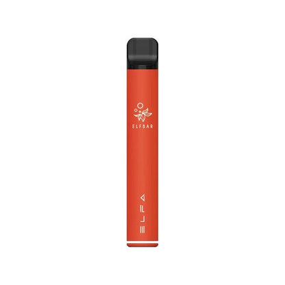 20mg ELF Bar ELFA Pod Kit in red with built-in 500mAh battery and prefilled pod for smooth vaping