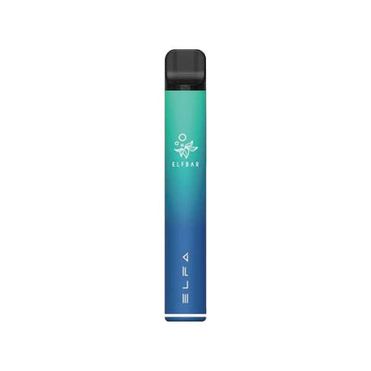 20mg ELF Bar ELFA Pod Kit in blue-green gradient with prefilled pod and compact durable design for MTL vaping