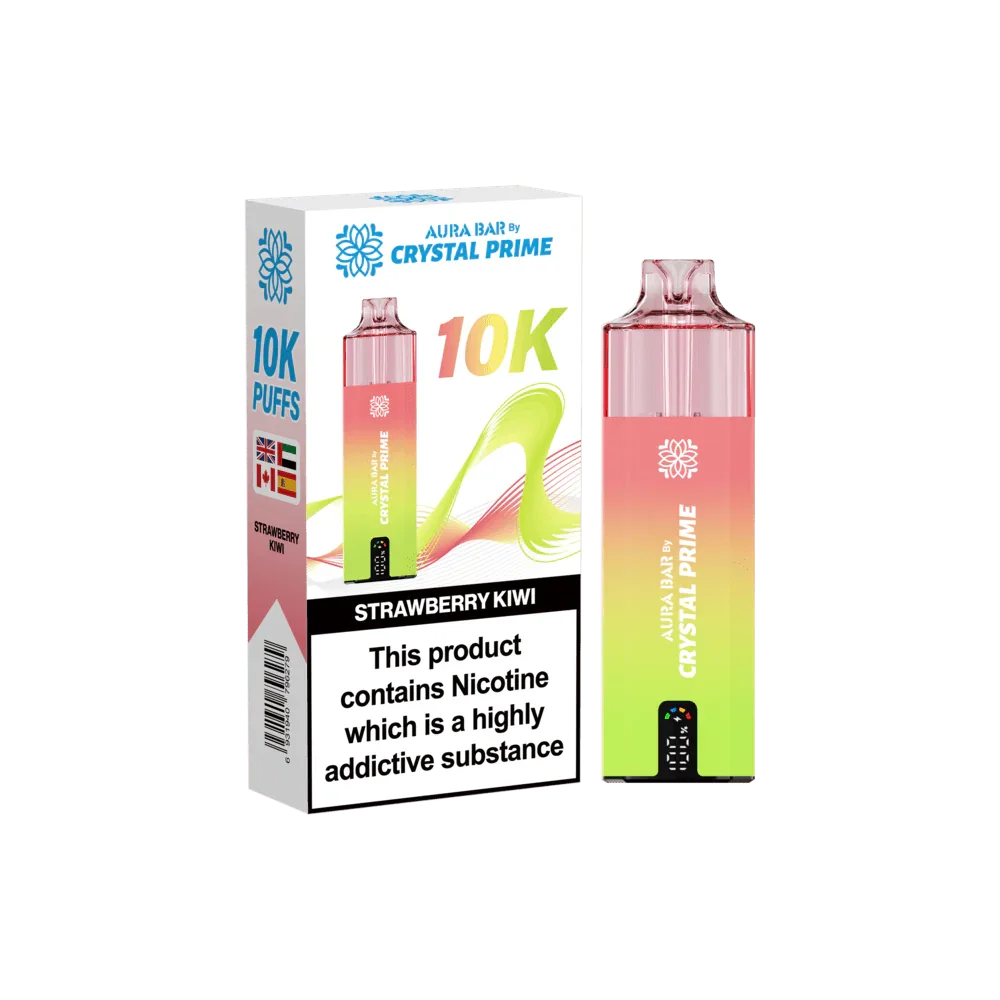 Crystal Prime Aura Bar Series 10k Puffs Prefilled Pod Kit