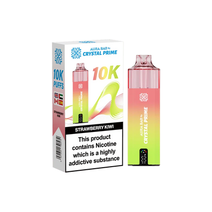 Crystal Prime Aura Bar Series 10k Puffs Prefilled Pod Kit
