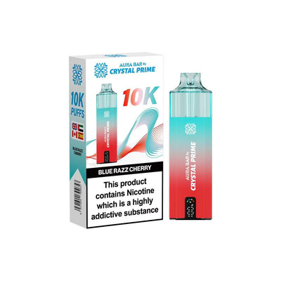 Crystal Prime Aura Bar Series 10k Puffs Prefilled Pod Kit