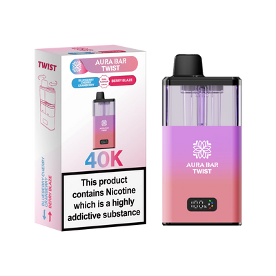 Crystal Prime Aura Bar Series 40k Puffs Prefilled Pod Kit
