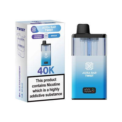 Crystal Prime Aura Bar Series 40k Puffs Prefilled Pod Kit