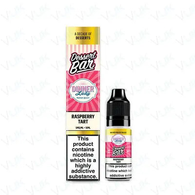 Dinner Lady Dessert Bar Salts Raspberry Tart Nic Salt