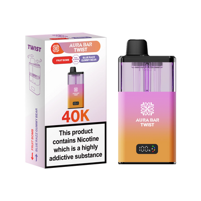 Crystal Prime Aura Bar Series 40k Puffs Prefilled Pod Kit