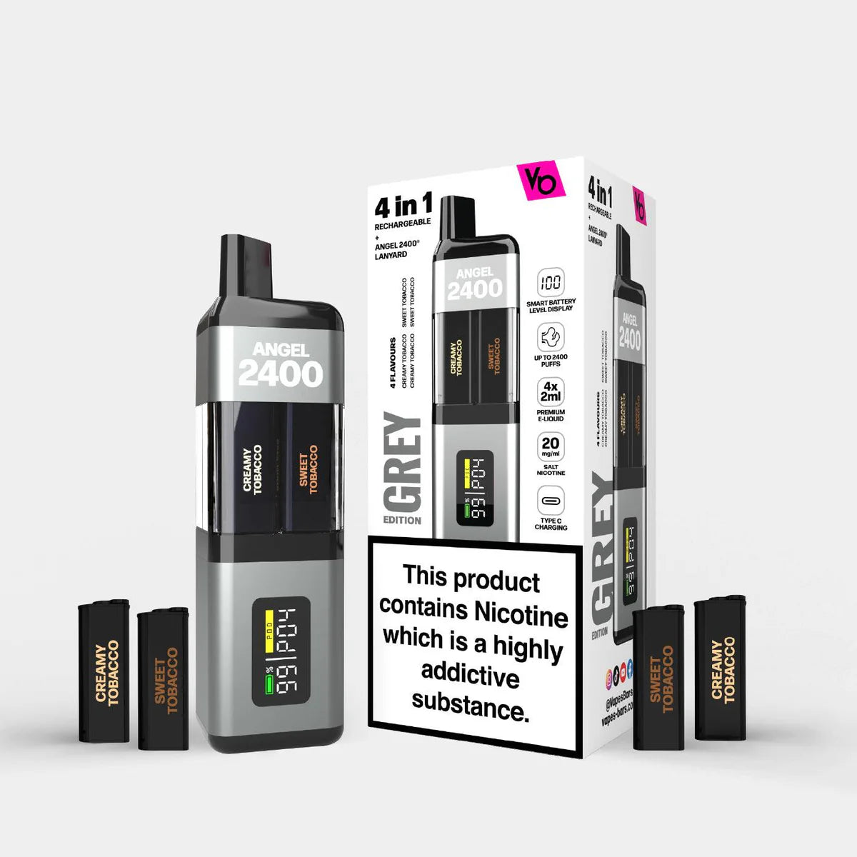 Angel 2400 VBS 4-in-1 Vape Kit