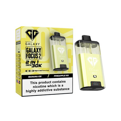 CRYSTAL GALAXY 30K FOCUS 2 PREFILLED POD VAPE KIT 20MG