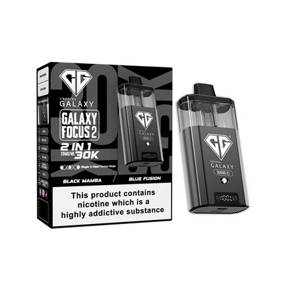 CRYSTAL GALAXY 30K FOCUS 2 PREFILLED POD VAPE KIT 20MG