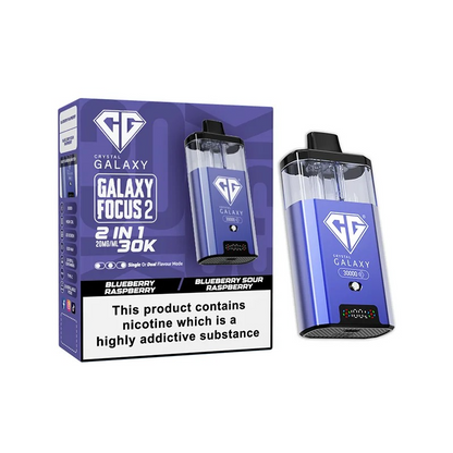 CRYSTAL GALAXY 30K FOCUS 2 PREFILLED POD VAPE KIT 20MG