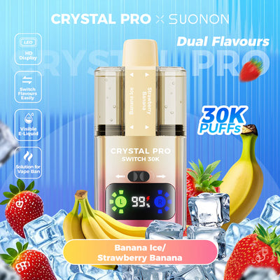 Crystal Pro Switch 30K Puff Prefilled Vape Kit - Buy1 Get1 Free