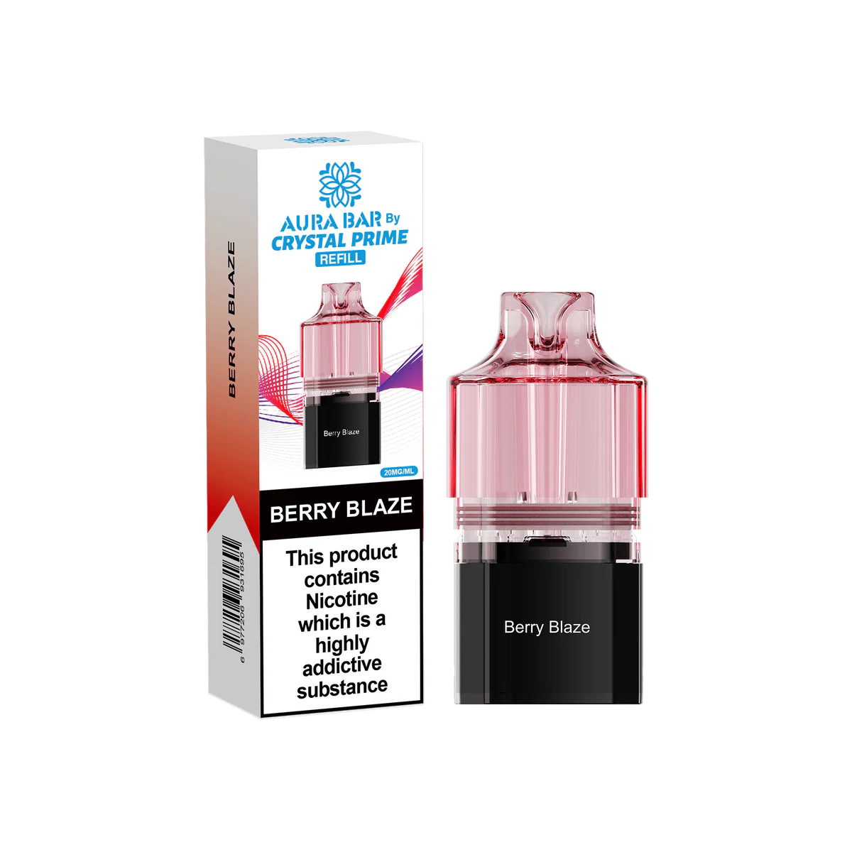 Crystal Prime Aura Bar 10k Replacement Pods