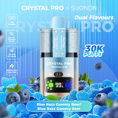 Crystal Pro Switch 30K Puff Prefilled Vape Kit - Buy1 Get1 Free