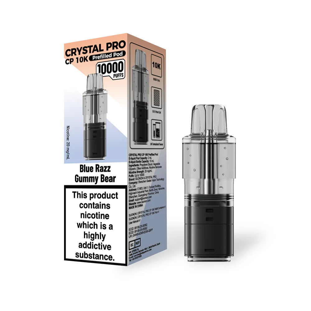 Crystal Pro CP 10k Prefilled refill Pods