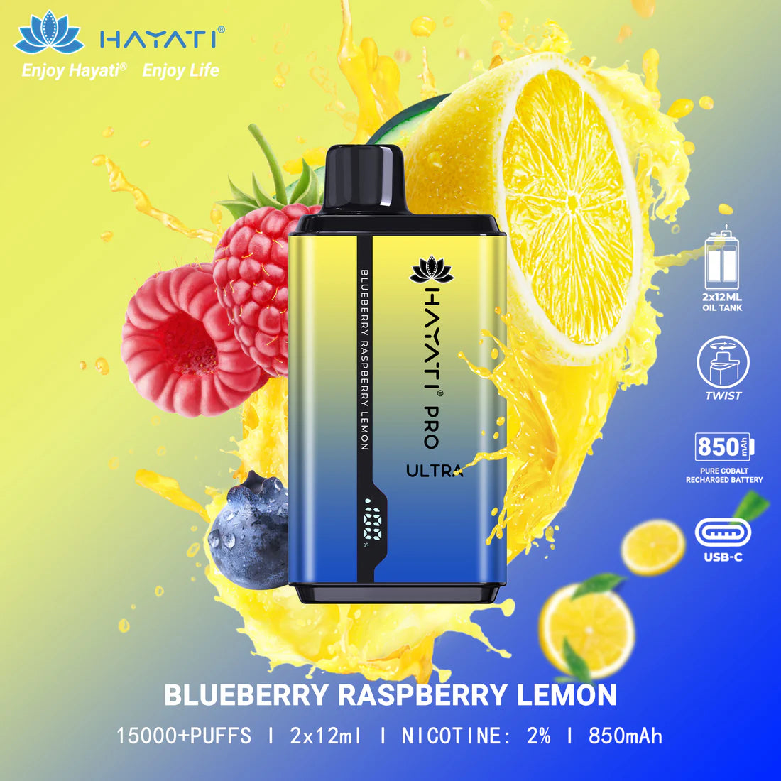 Hayati Pro Ultra 15000 Reusable Pod Device