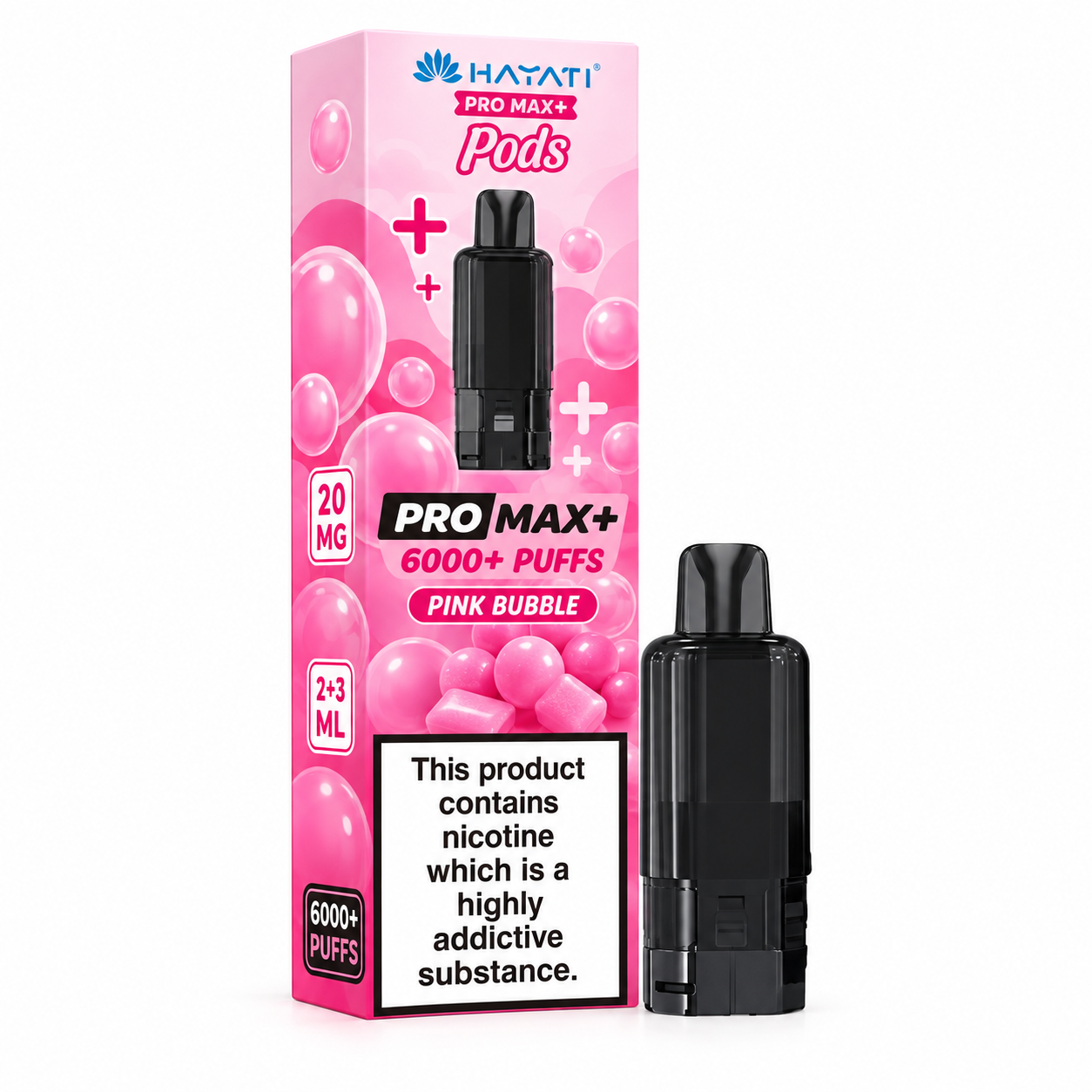 Hayati Pro Max Plus 6000+ Replacement Prefilled Pods