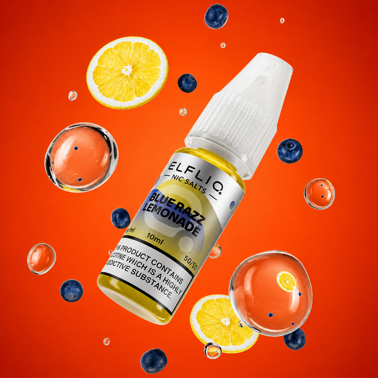 Elfliq Nic Salts E Liquid By ElfBar - 10ml 10mg/20mg