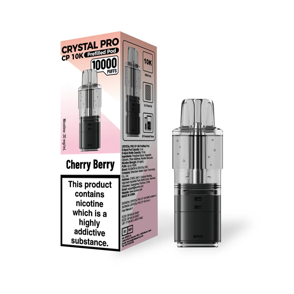 Crystal Pro CP 10k Prefilled refill Pods