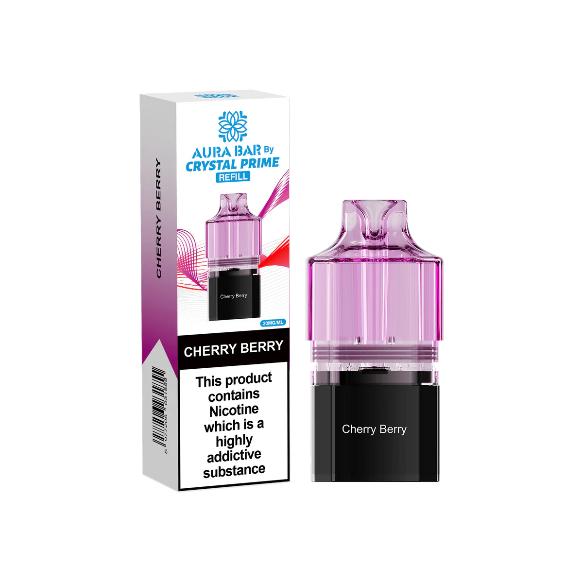 Crystal Prime Aura Bar 10k Replacement Pods