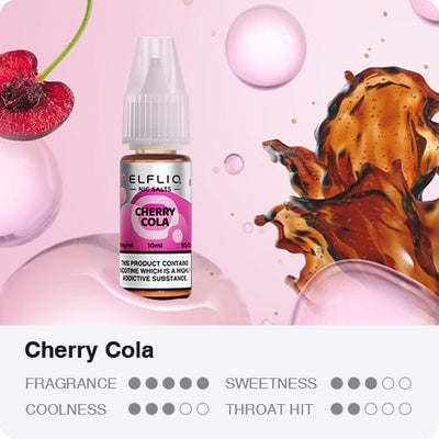 Elfliq Nic Salts E Liquid By ElfBar - 10ml 10mg/20mg
