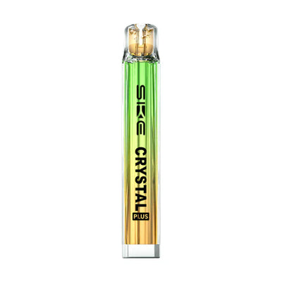 SKE Crystal Plus Pod Kit green and gold sleek vape device with inhale activation and 400mAh battery