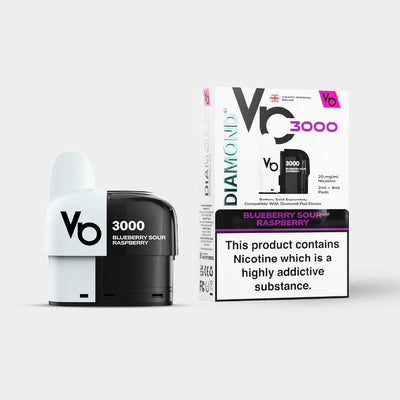 Diamond 3000 Vape Pods - 2ml Pod & 4ml Refill