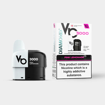 Diamond 3000 Vape Pods - 2ml Pod & 4ml Refill