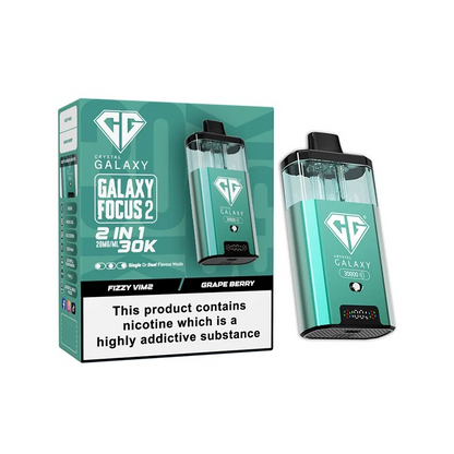 CRYSTAL GALAXY 30K FOCUS 2 PREFILLED POD VAPE KIT 20MG
