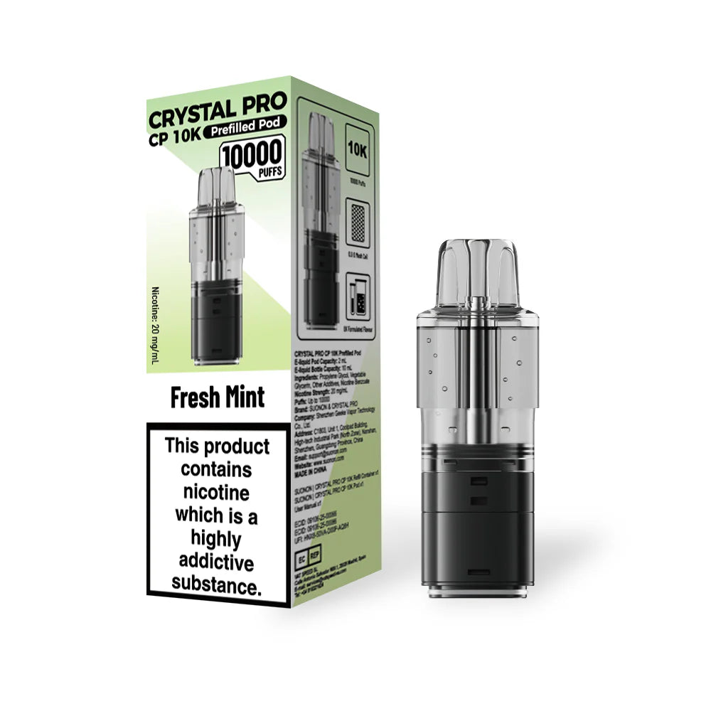 Crystal Pro CP 10k Prefilled refill Pods