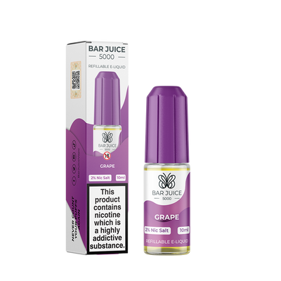 Bar juice 5000 E liquid 10 & 20 Mg Nic Salt In 10ml