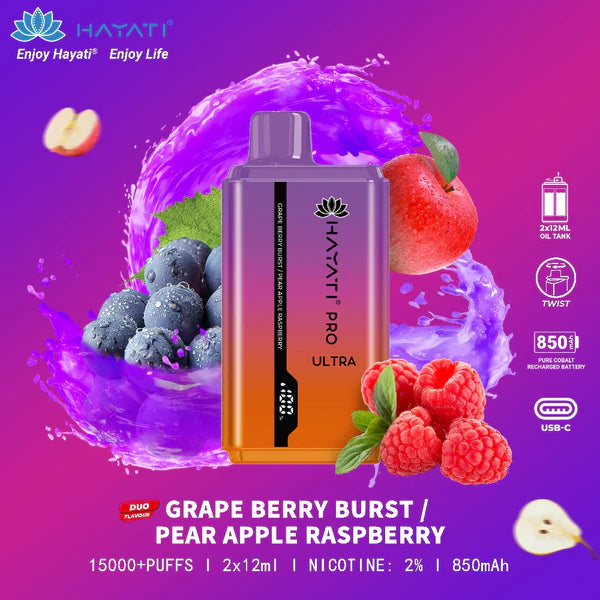 Hayati Pro Ultra 15000 Reusable Pod Device