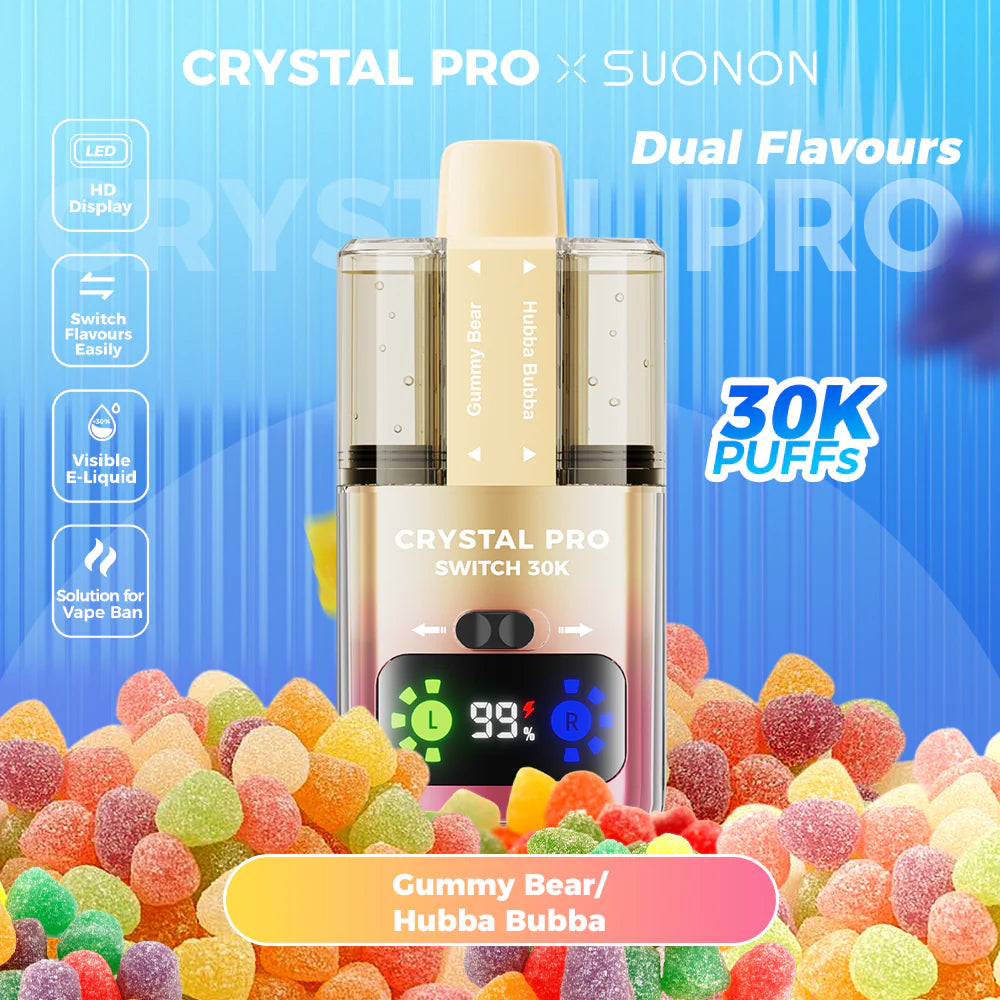 Crystal Pro Switch 30K Puff Prefilled Vape Kit - Buy1 Get1 Free