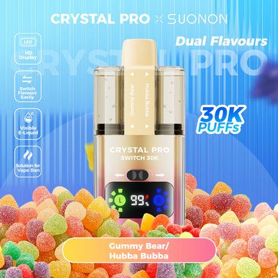 Crystal Pro Switch 30K Puff Prefilled Vape Kit - Buy1 Get1 Free