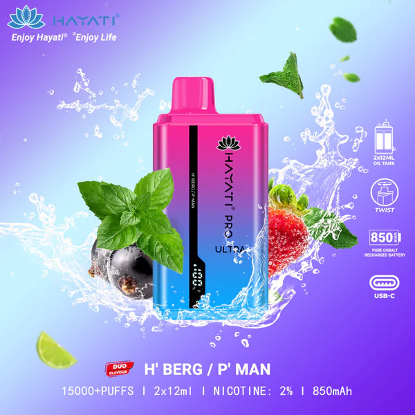 Hayati Pro Ultra 15000 Reusable Pod Device