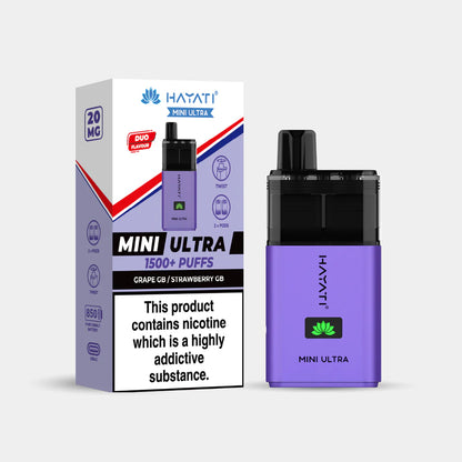 Hayati Mini Ultra 1500 Vape Kit - Reusable | Pack of 5