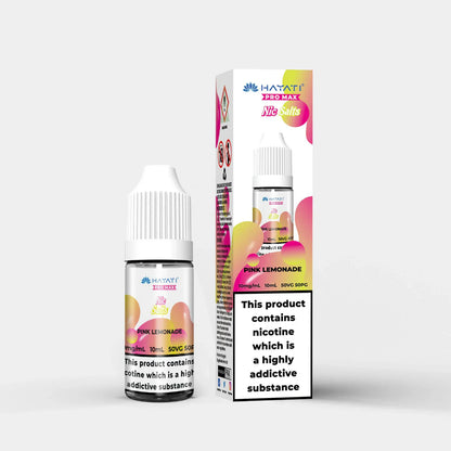Hayati Nic Salts 10ml Pink Lemonade nicotine salt e-liquid with 50:50 PG VG ratio and 10mg strength